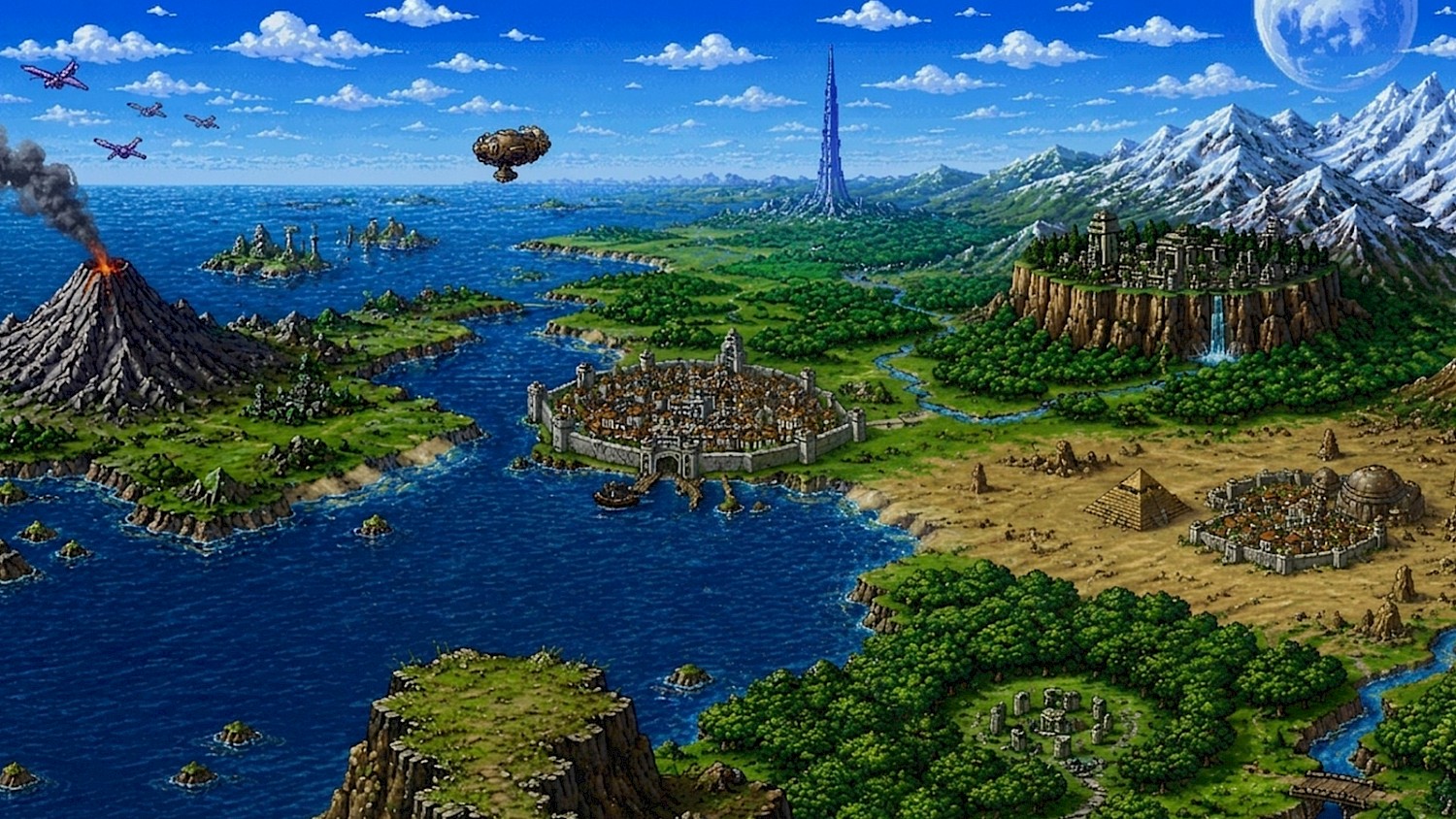 ILLUSION OF GAIA（ガイア幻想紀）90sヴィンテージ ゲームTシャツ｜SQUARE ENIX 当時の初回限定ソフトとの同梱版された古着・希少プリント